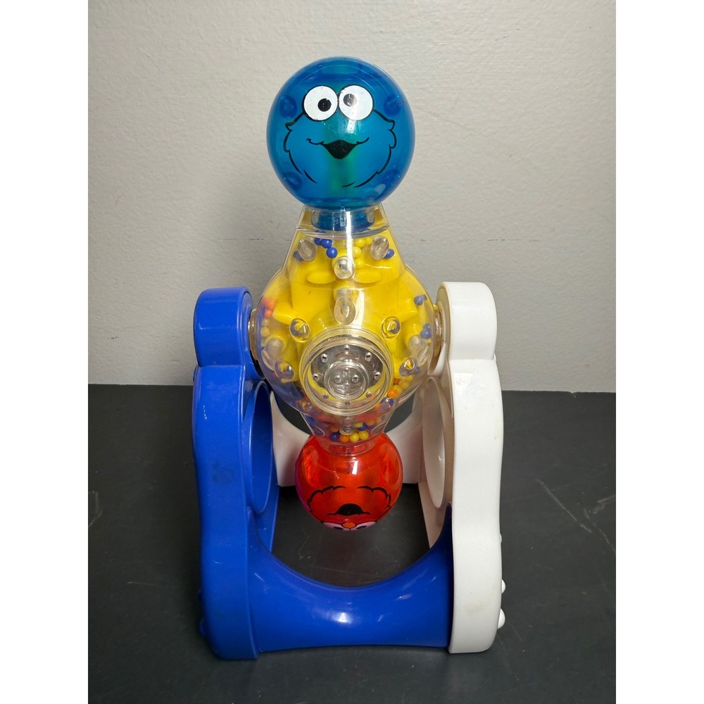 Sesame Street Elmo Cookie Monster Vintage 2004 Mattel Musical Light Up Toy